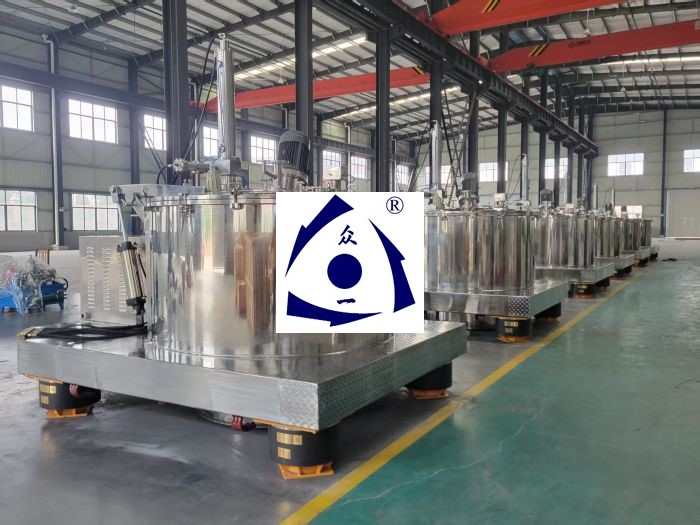 湖南裕能循环科技定制的16台电池材料专用PGZ1600-N离心机发货